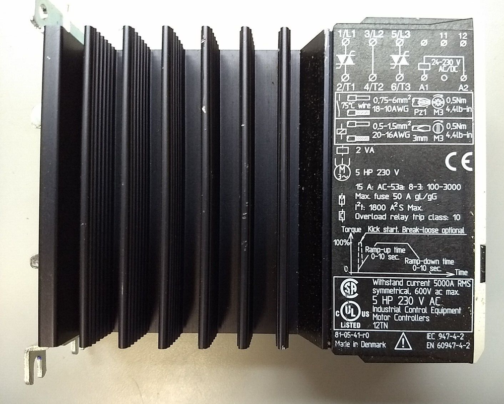 DANFOSS 037N0037 SOFT STARTER MOTOR CONTROLLER MCI 15 (B46)