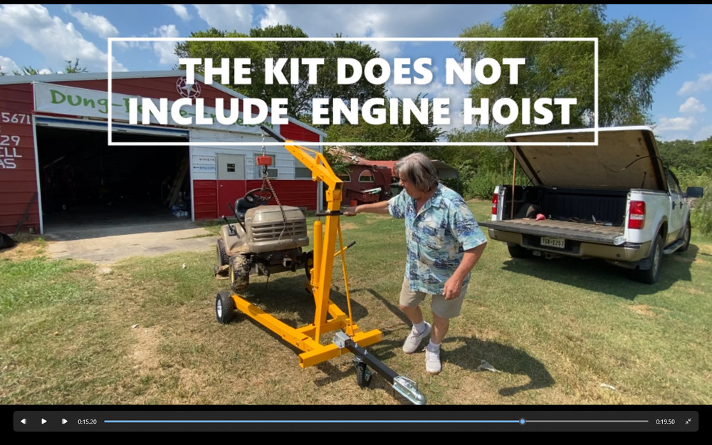 Dung beetle crane MASTER-COMBO kit