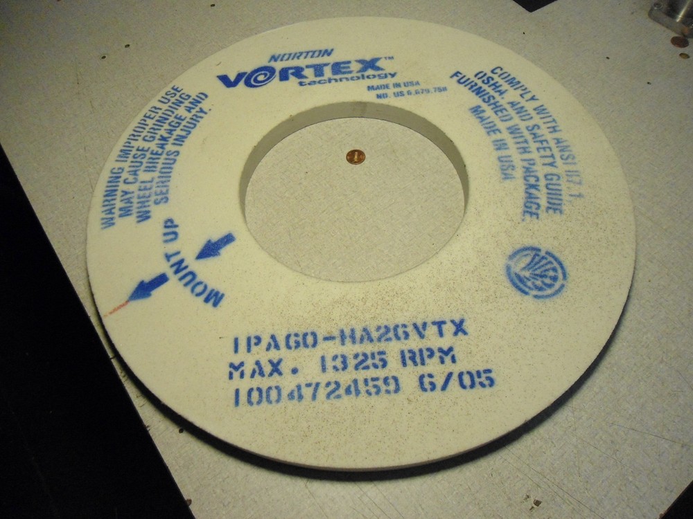 Norton Vortex Grinding Wheel 19" x 1" x 8"