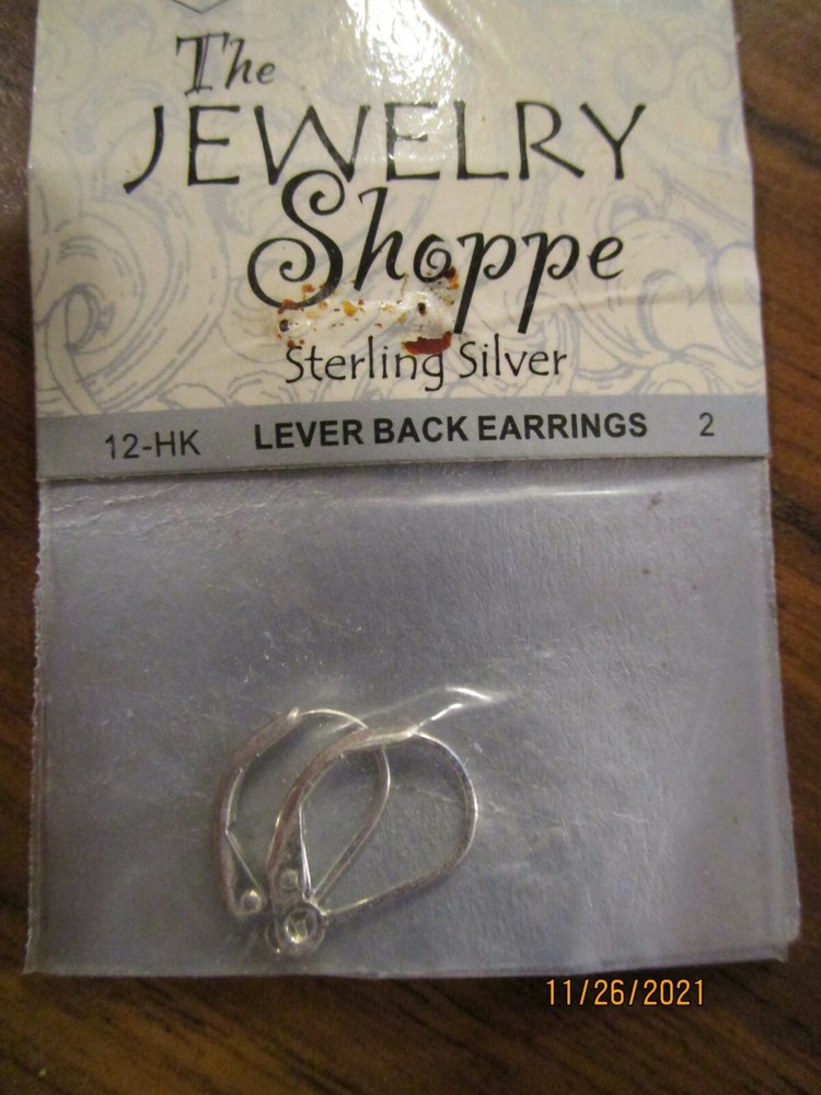 Sterling Silver lever back earrings