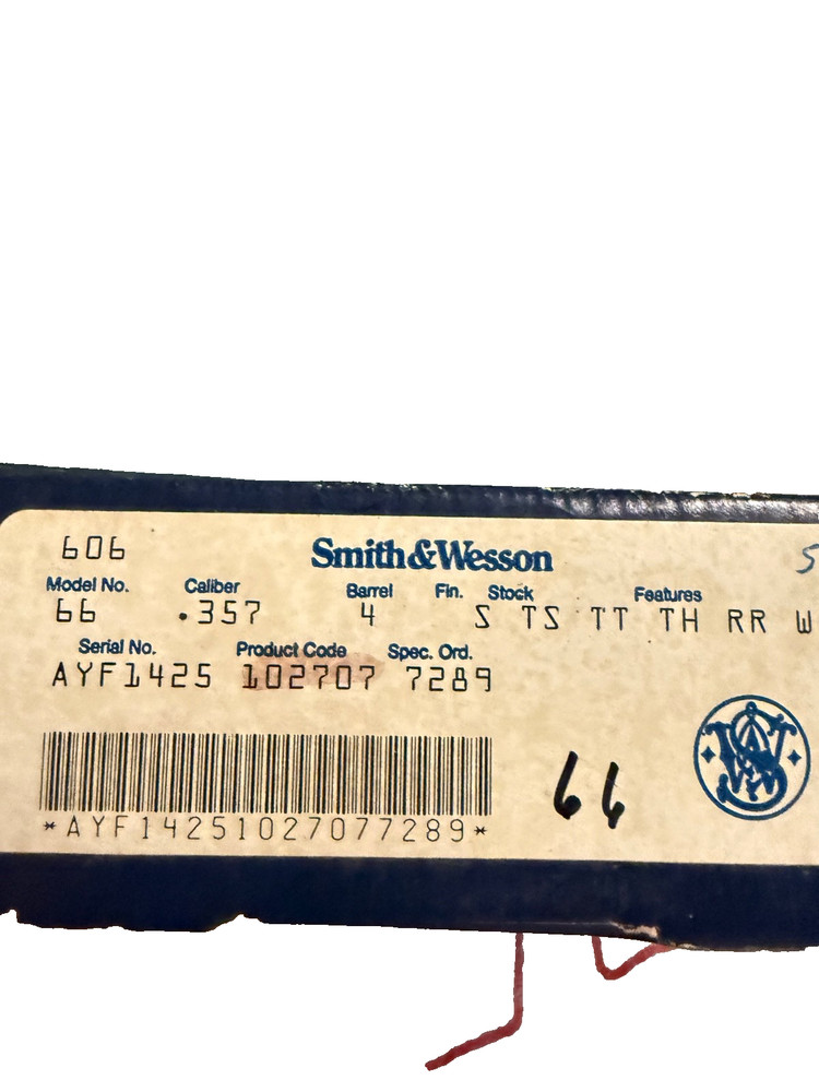 vintage Smith & Wesson revolver box