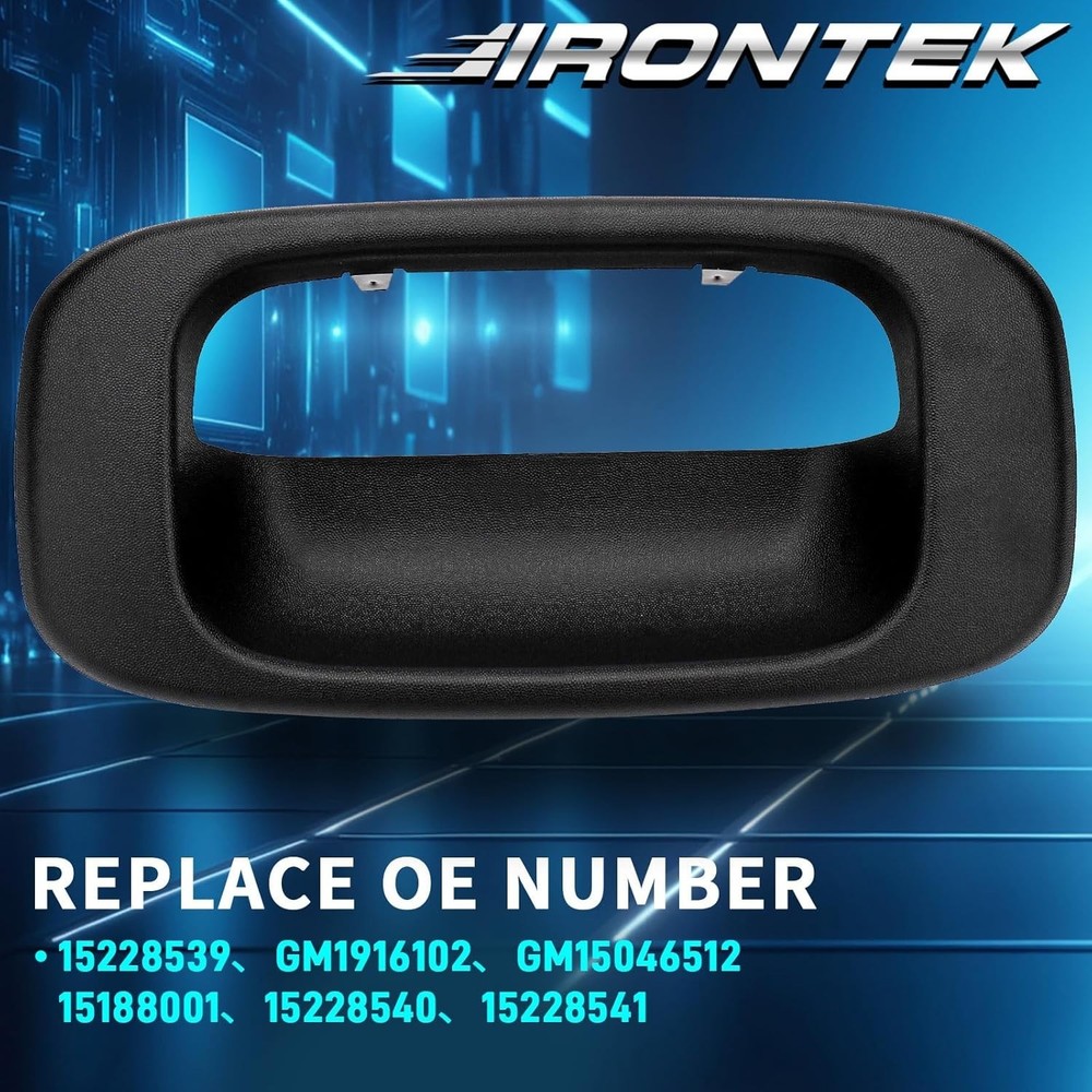 Classic Black Tailgate Handle Bezel for Chevy/GMC 99-07 - Durable Replacement