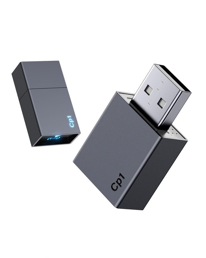 Wireless Carplay Adapter for iPhone - Plug & Play Convert Wired to Wireless C...