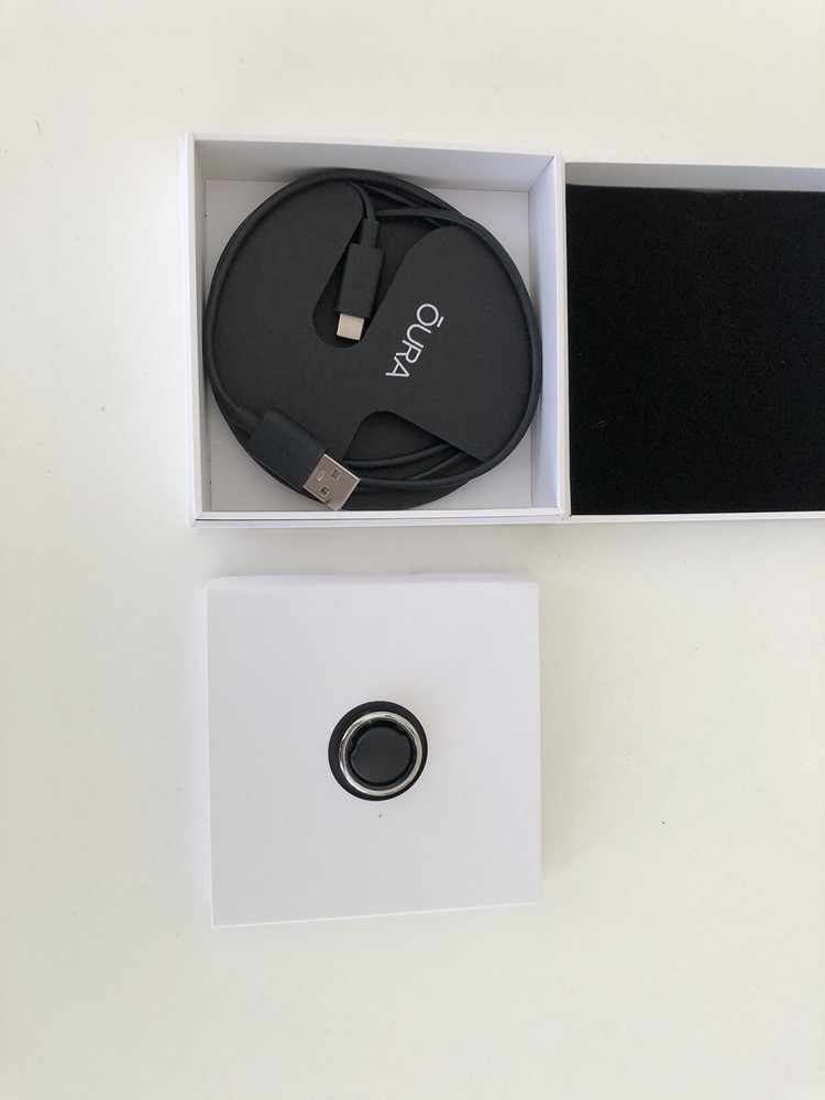 Oura Ring Generation 3 Horizon Silver, Size 9
