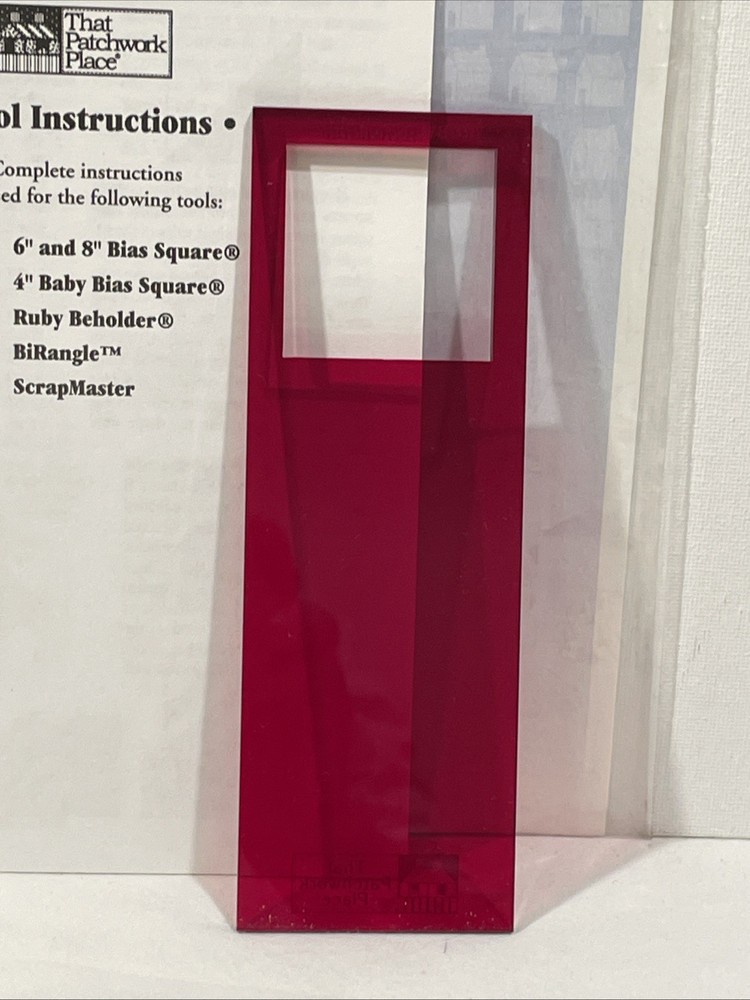 EXCELLENT RUBY BEHOLDER value finder & template in 1 tool That Patchwork Place