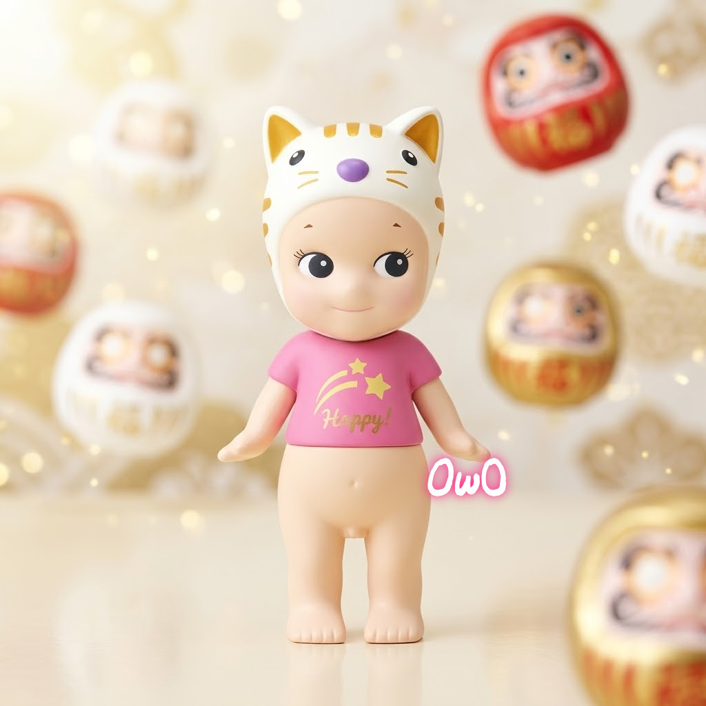 Sonny Angel 2020 Lucky Meow Happy Meow Cat Tmall Exclusive Rare Limited Figure