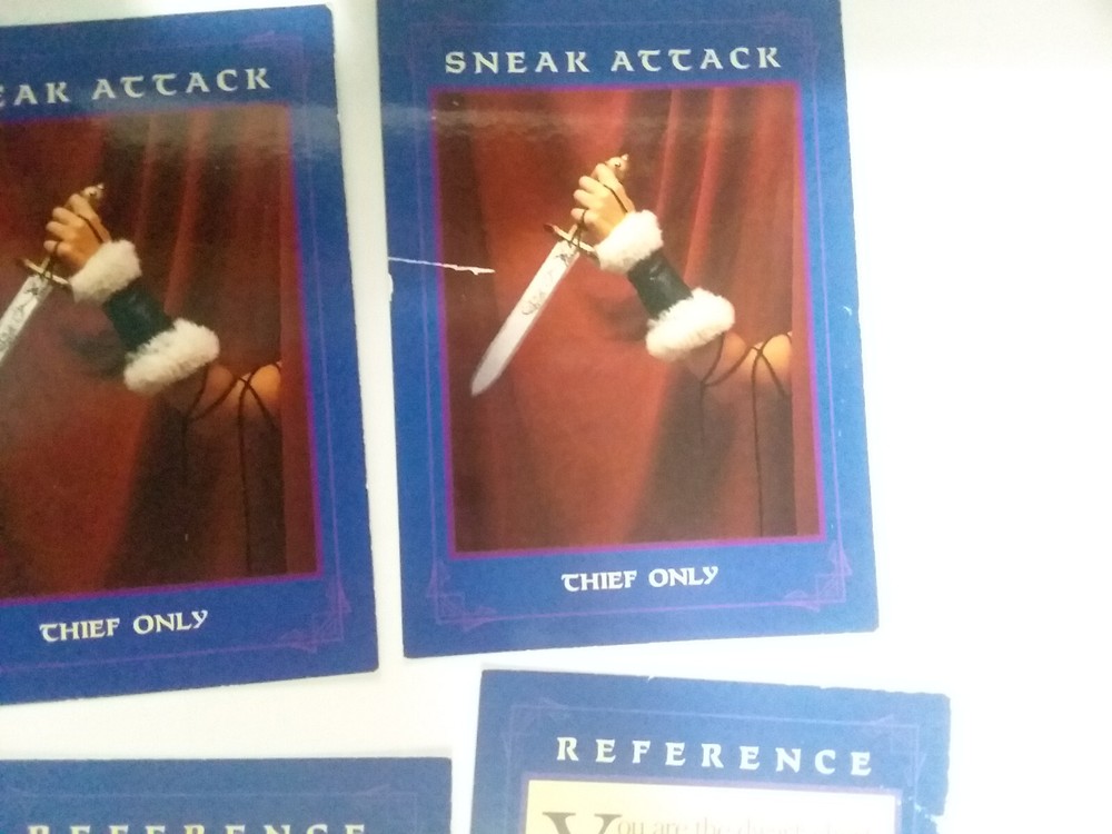 Dragon Strike 1993 TSR all Sneak Attack and Reference cards