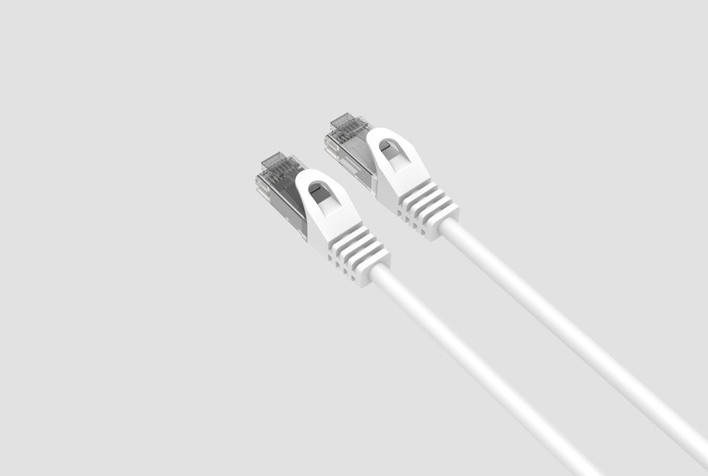 CAT6 Slim Ethernet Patch Cable White 10FT 25 PACK