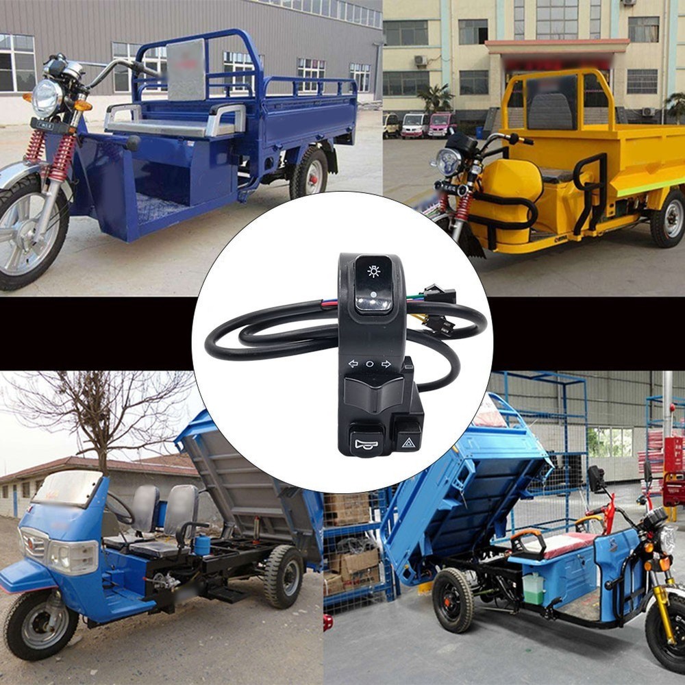 Versatile Handlebar Switch with 4 Functions in 1 for Electric Vehicles