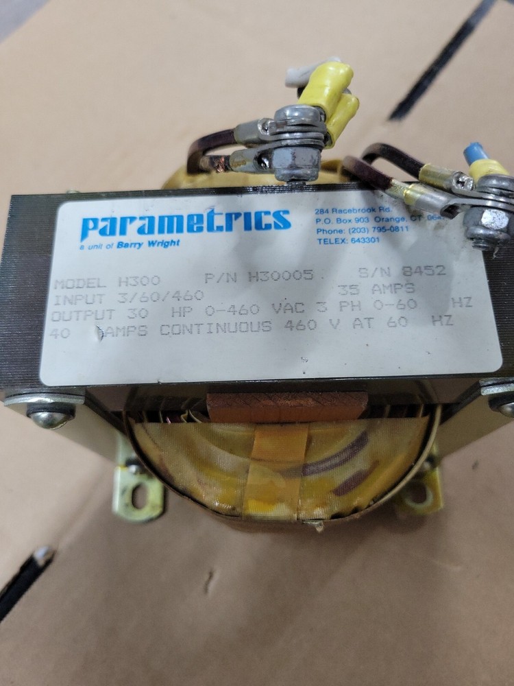 PARAMETRIC TRANSFORMER h300 H30005