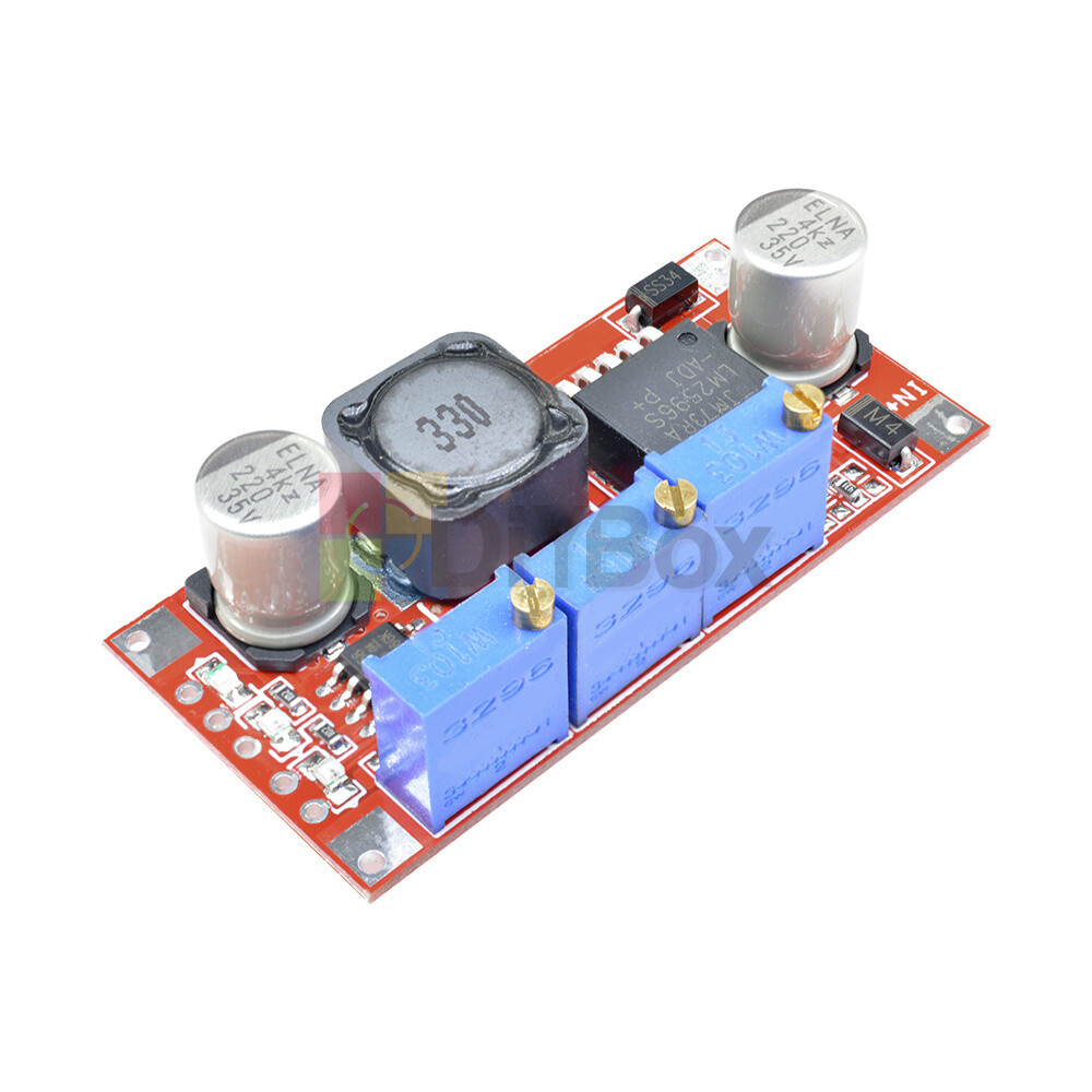 1/2/5/10PCS DC-DC LM2596 Step Down Adjustable CC/CV Power Supply LED Driver