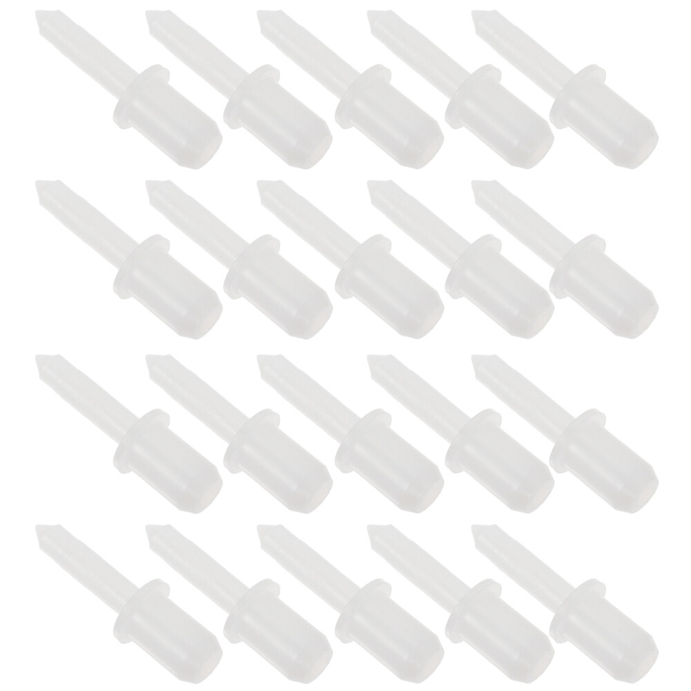 60PCS White Shutter Repair Pins Spring Loaded Plantation Shutter Replacement