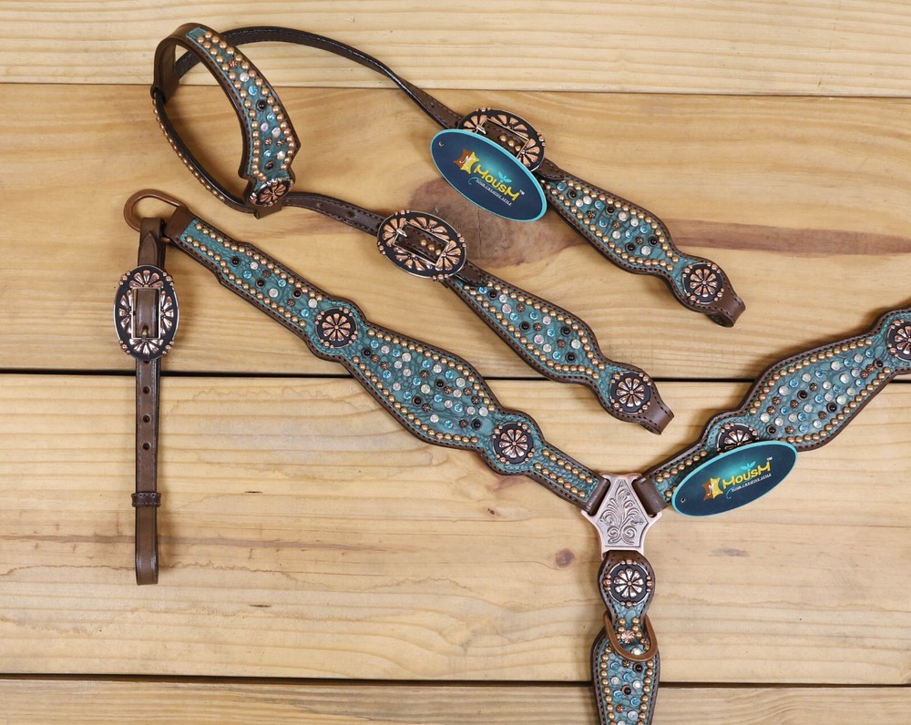 Headstall & Breast Collar Tack Set for Horse