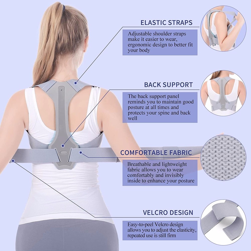 New-- Anoopsyche Posture Corrector Adjustable Upper Posture Brace for Support