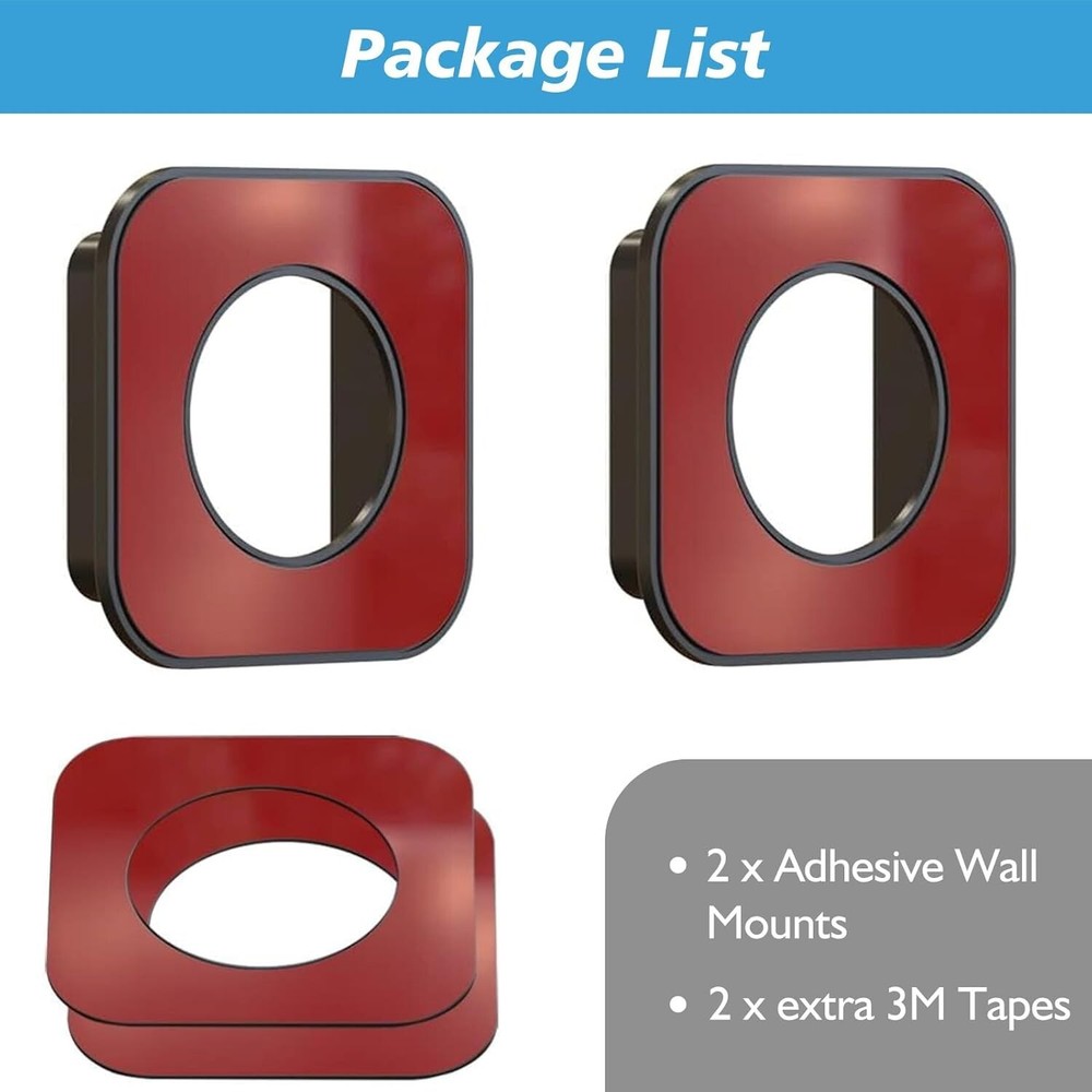 2 Pack Window Mount Comaptible with Cam OG Strong Adhesive Mounting Bracket