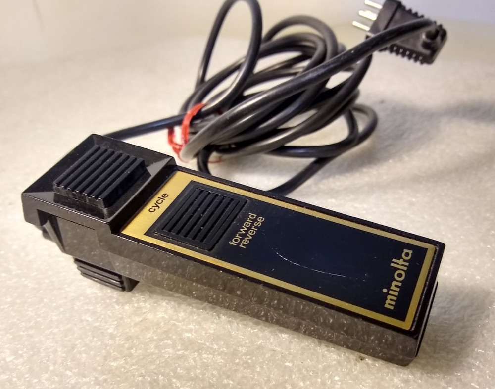 Minolta Cycle handheld Remote Control Controller Switch Forward Reverse 5 pin