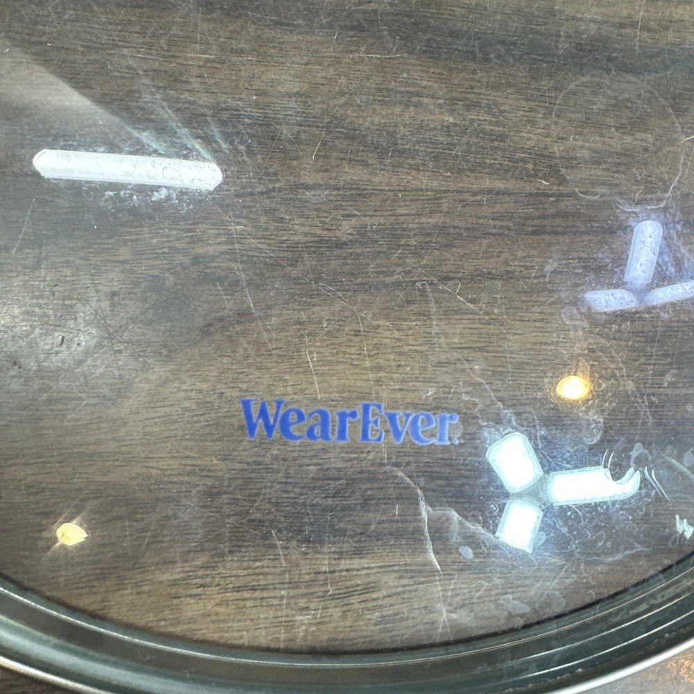 Wearever Cookware Replacement Glass Lid 11”Inner 12” Outer Diameter