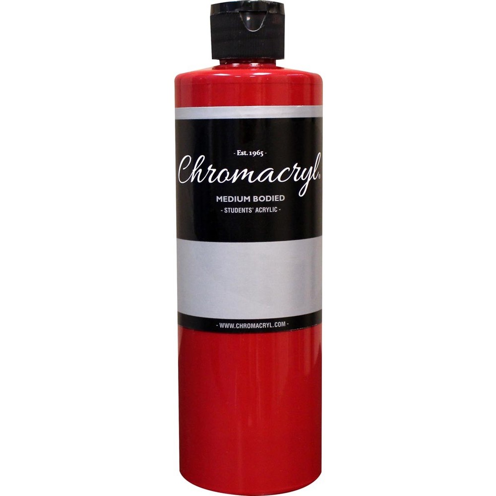 Chromacryl Students' Acrylic Paint Pint Cool Red