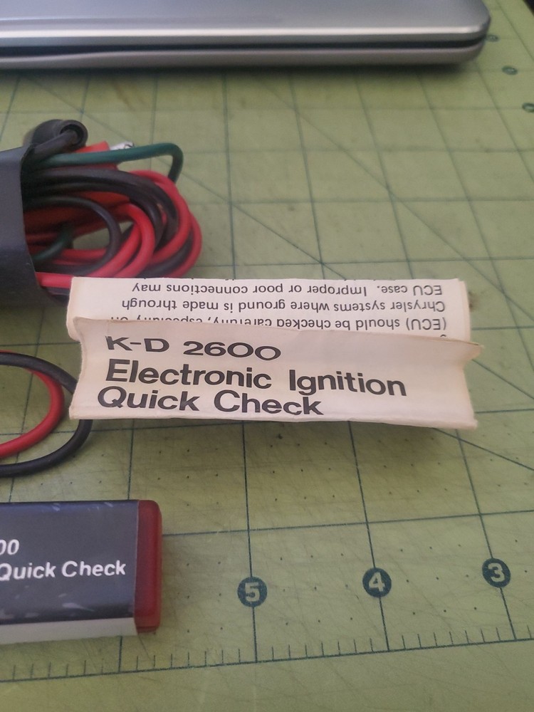 Vintage K-D 2600 Electronic Ignition Quick Check ignition analyzer Tool