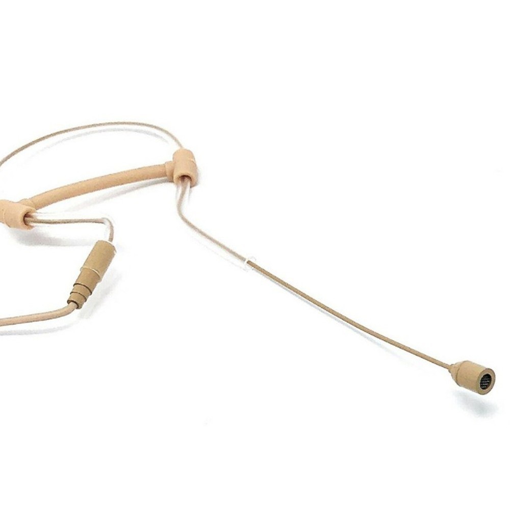 Single Earhook Headset Mic Headworn Microphone For Stage Lecturers Lightweight