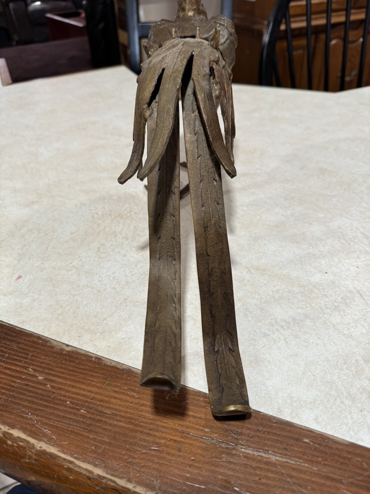 Vintage Chinese Solid Bronze Rooster