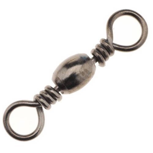 EAGLE CLAW BLACK BARREL SWIVELS *DISTRESSED PKG