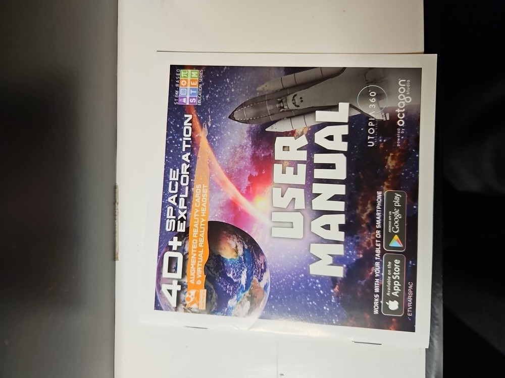 Space Exploration Augmented Reality Cards Virtual Reality 4D Headset Interactive
