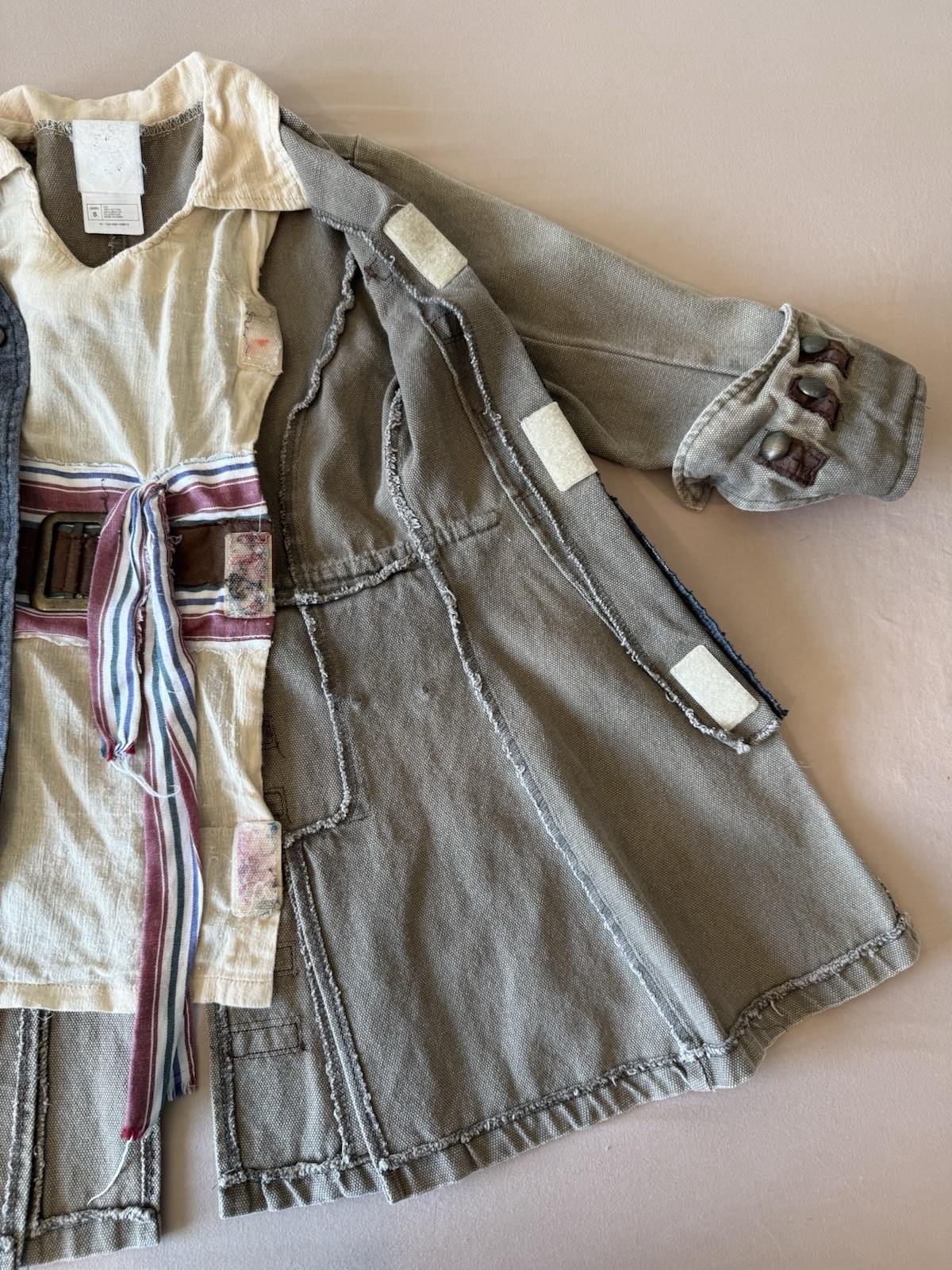 Disney Captain Jack Sparrow Deluxe Jacket Only, Costume kids SZ S 100% Cotton