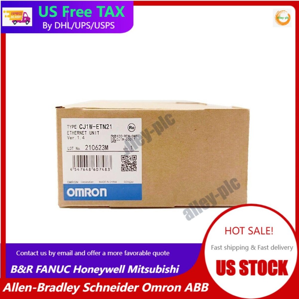 Original Omron CJ1W-ETN21 Ethernet Unit Programmable Controller