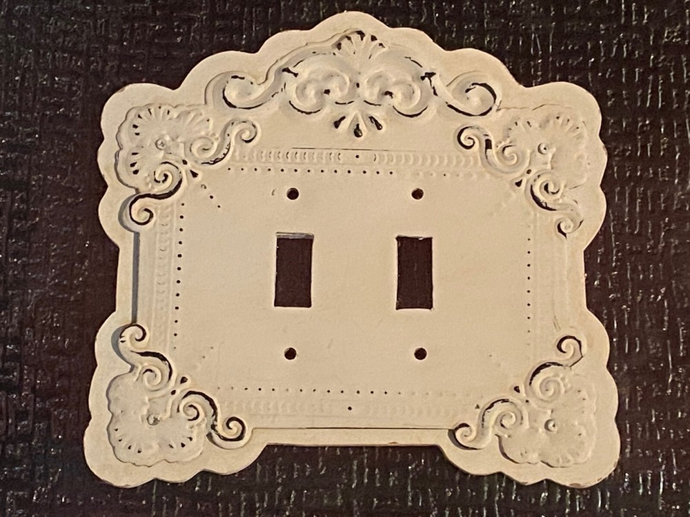 Victorian Double Light Switch Cover