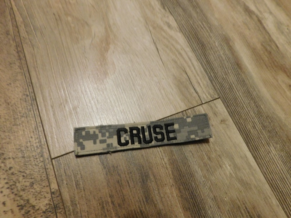 US ARMY  ACU NAME PATCH "CRUSE"