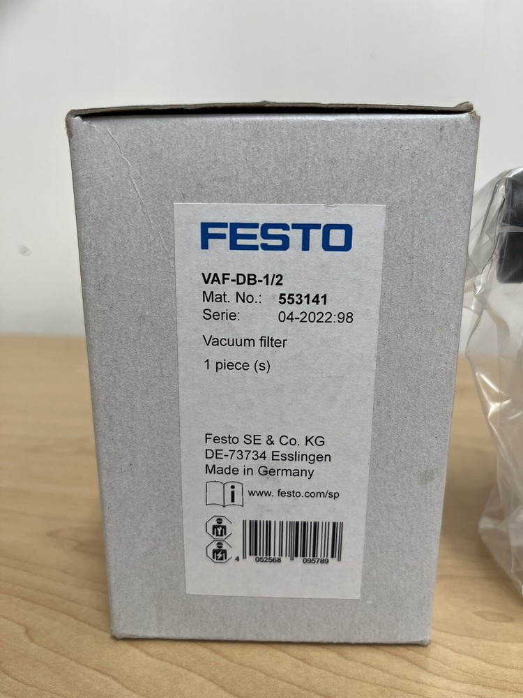 NEW! Festo VAF-DB-1/2 Vacuum Filter 553141