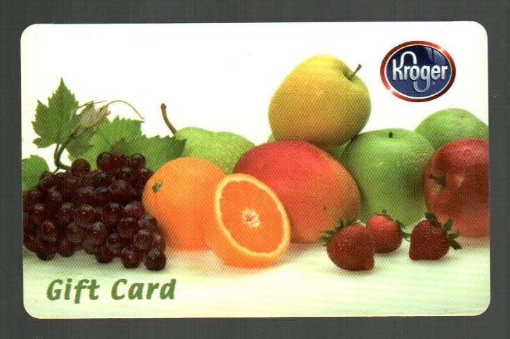 KROGER Assorted Fruits ( 2006 ) Gift Card ( $0 )