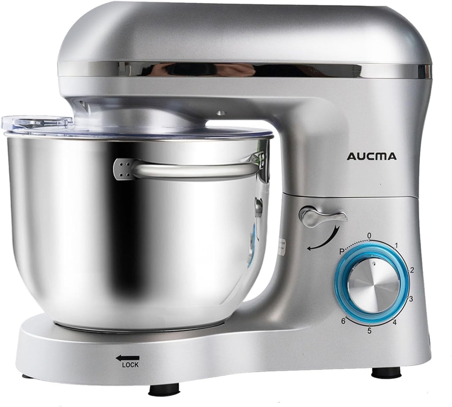 Stand Mixer 6.5QT 660W 6Speed Tilt-Head Multi - functional Dough Mixer Aucma