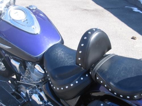 Yamaha 1600 1700 Roadstar Drivers Backrest Quick Release no tools