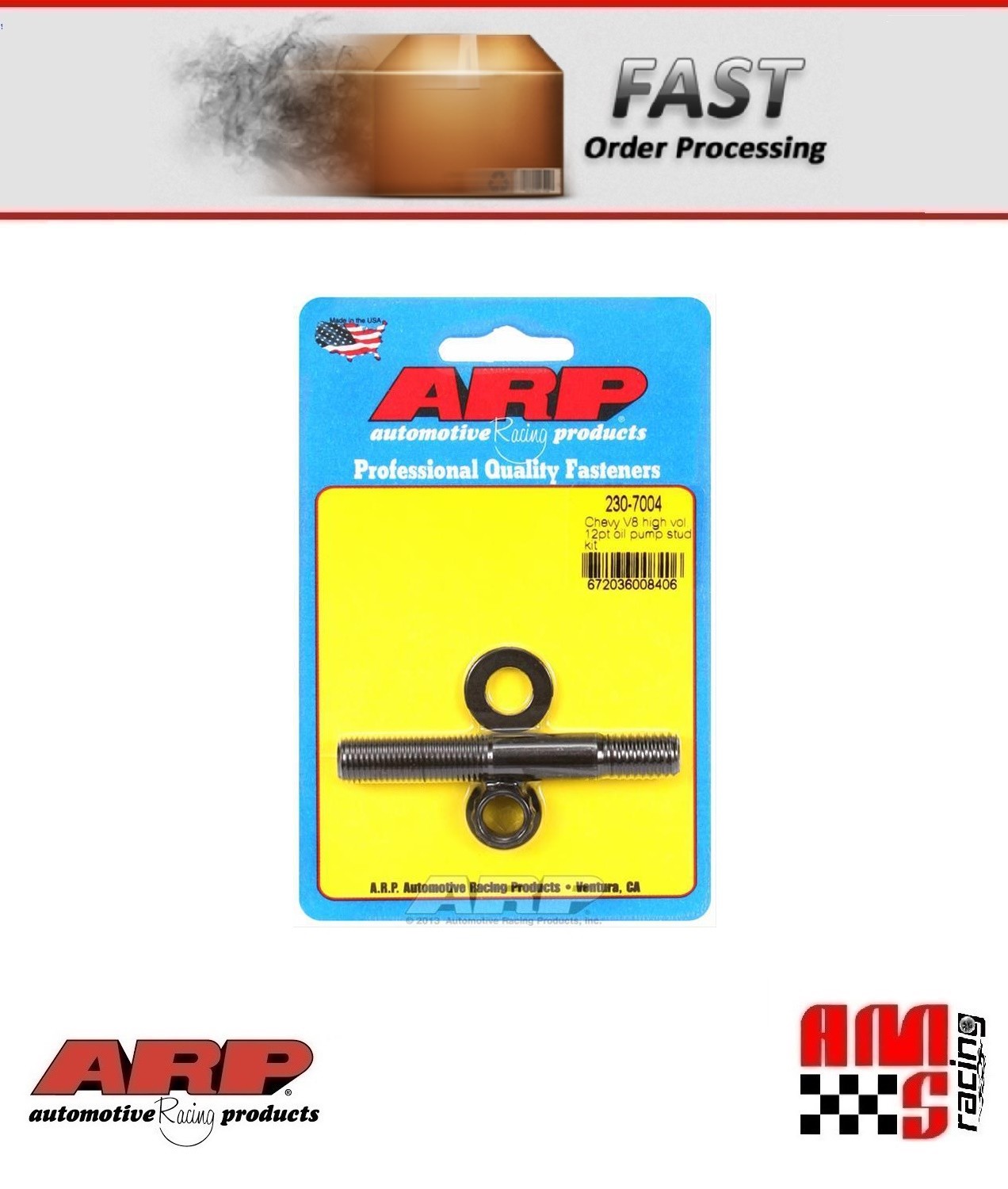 ARP 230-7004 HV Oil Pump Stud Kit for Chevrolet SBC 305 350 383 400