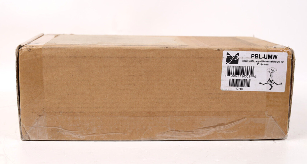 Premier Mounts PBL-UMW Adjustable Height Universal Projector Mount (White) p37