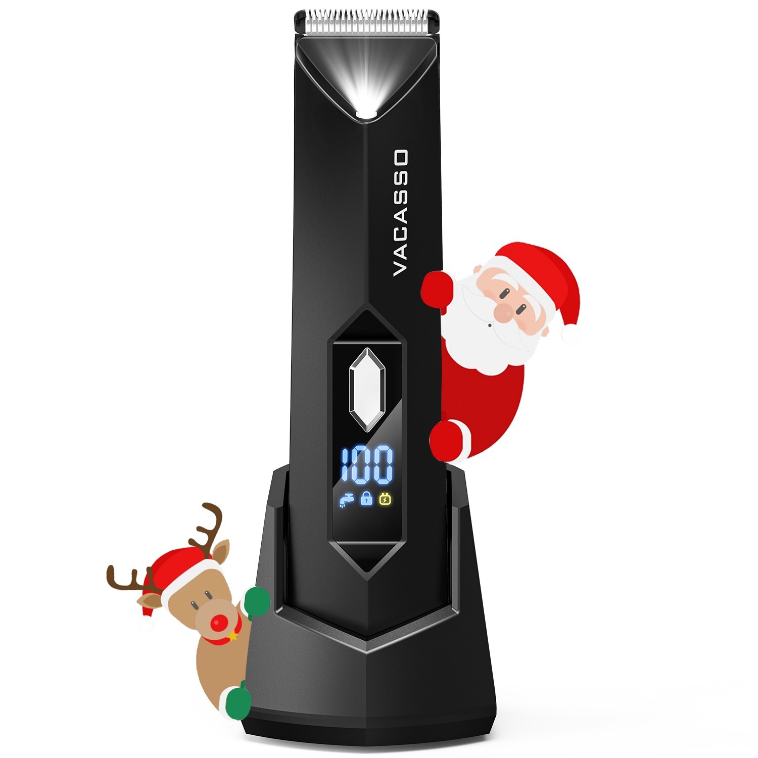 Manscape Groin Hair Trimmer Electric Ball Trimmer Wet/Dry Body Shaver Christmas