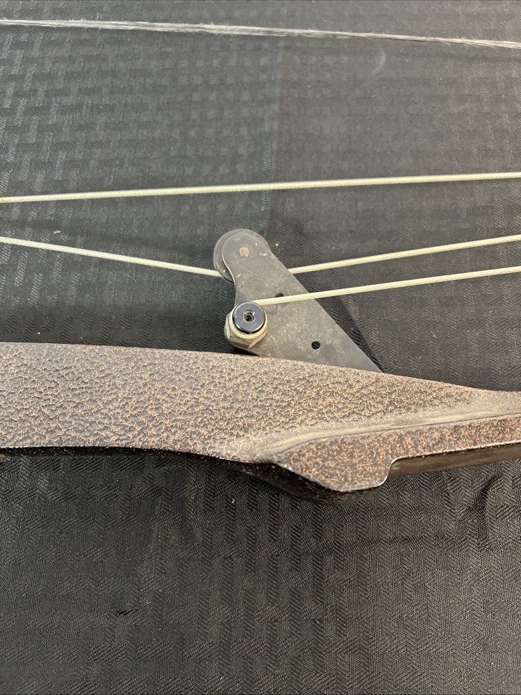 Bear Whitetail Hunter Compound Bow Takedown -Brown Riser Limbs -Proline Sight