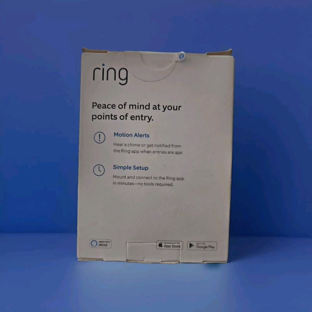 Ring Contact Sensor Wireless For Ring Alarm (2 Pack) - New
