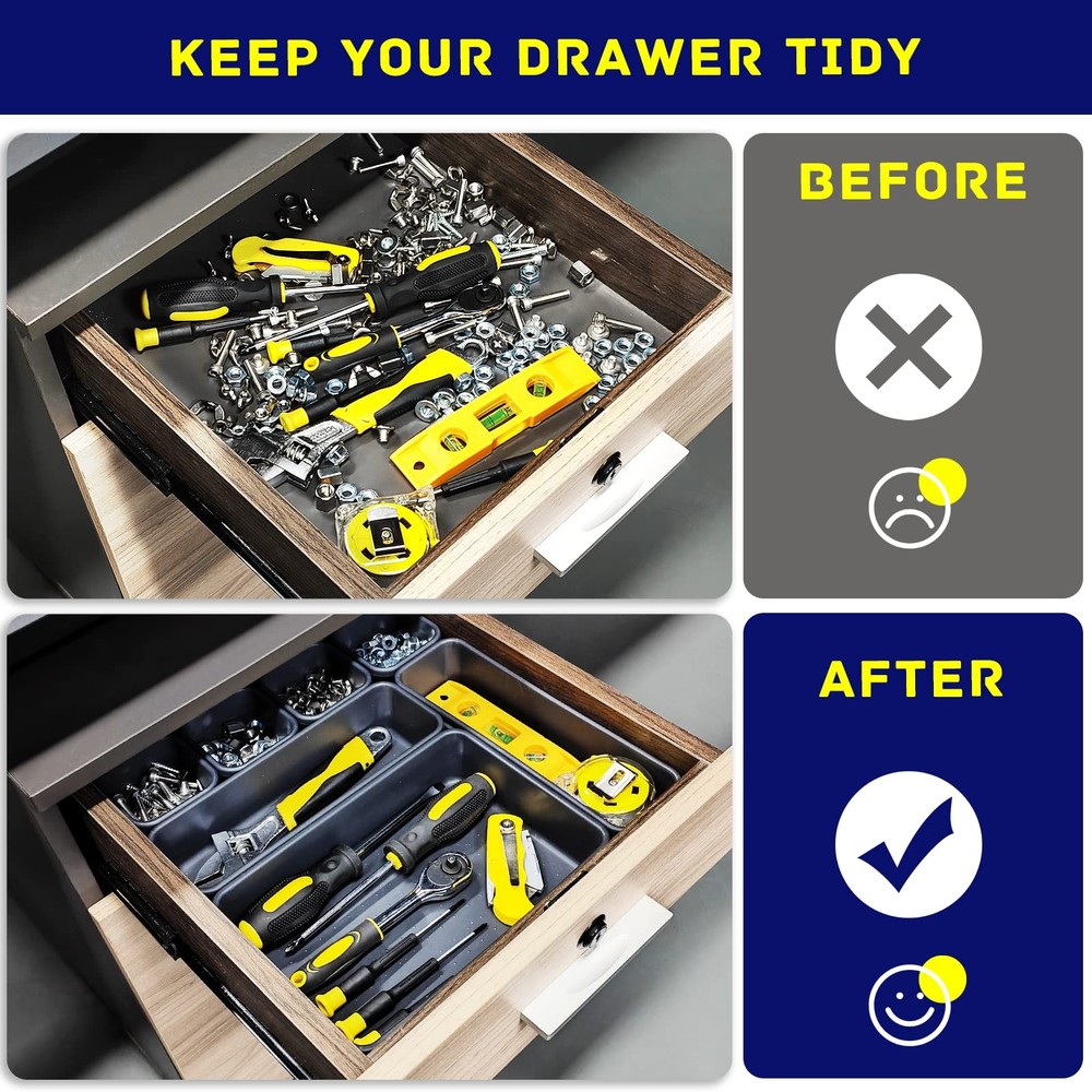 Tool Box Organizer Tray Divider for Drawer Toolbox Organization