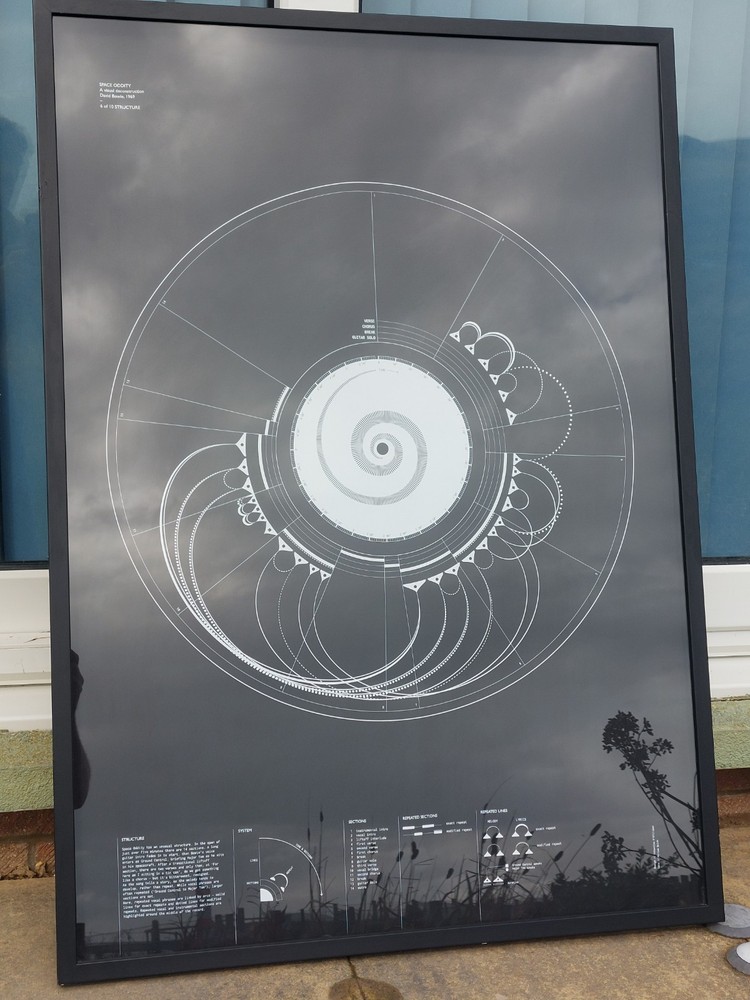 David Bowie Large Framed Print, Space Oddity ~ No 6 Structure, by Oddityviz