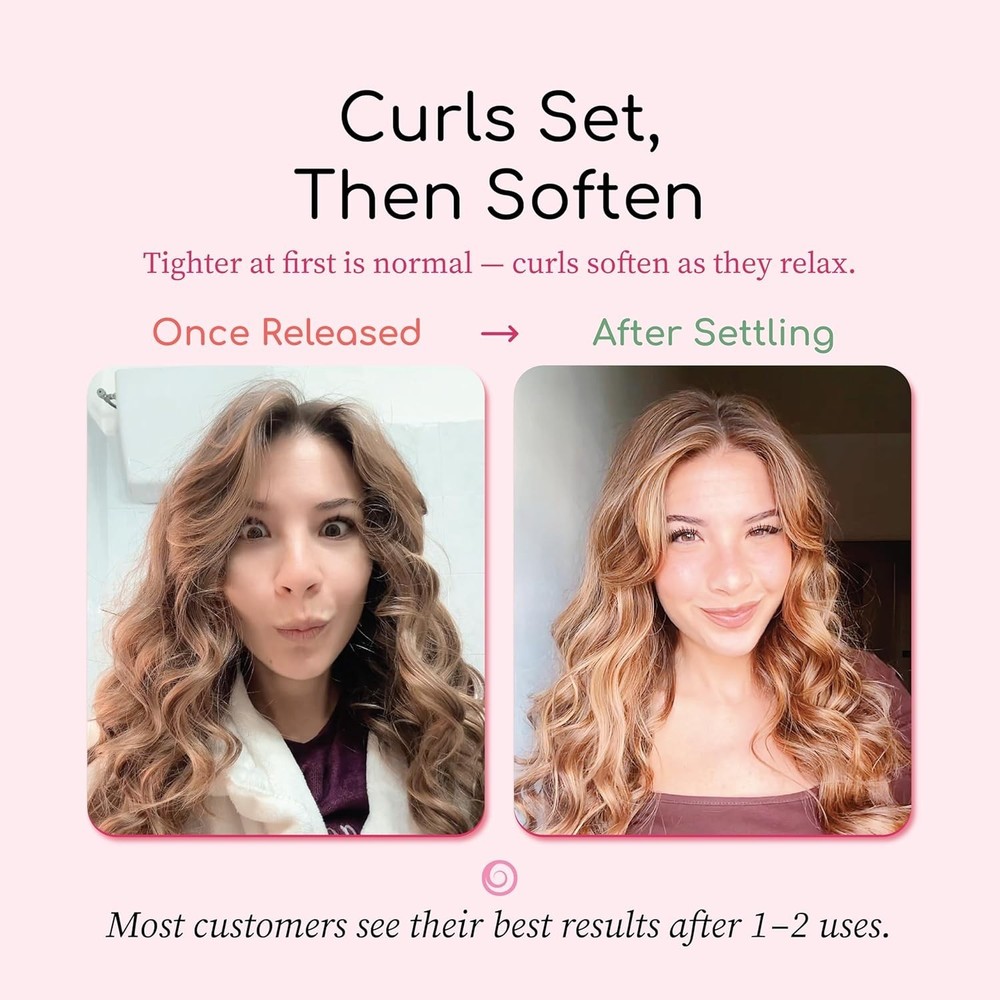 Customizable Heatless Curls - Medium to Thin Hair