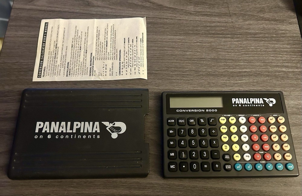 SE Kaps Instruments SK-6250 Conversion calculator 2000