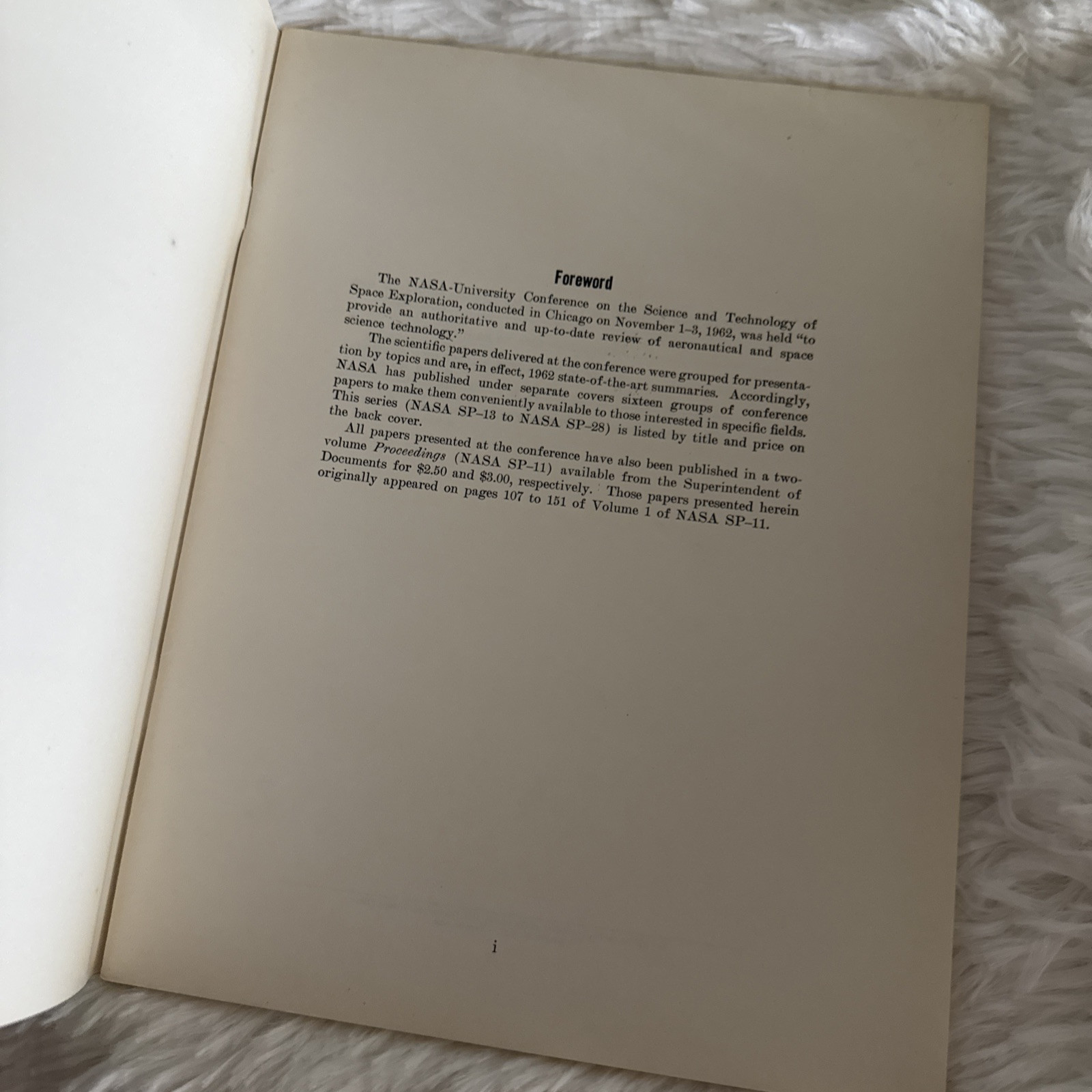 December 1962 NASA SP-13 Booklet Geophysics and Astronomy in Space Exploration