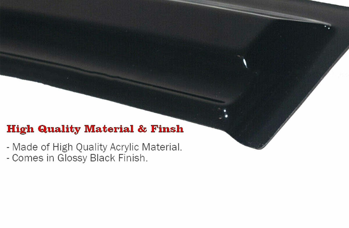 For Dodge Charger 2011-2023 JDM-Mugen 3D Style Window Visor Rain Guard Deflector