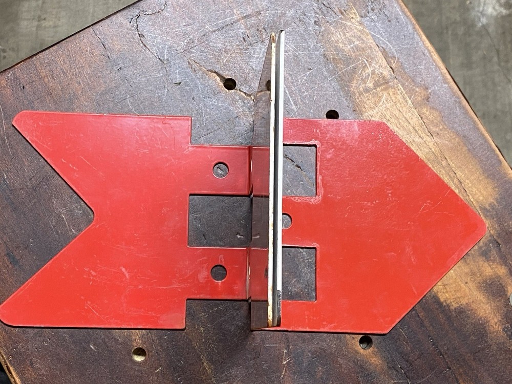 Original Railroad Switch Stand Target ( Metal )