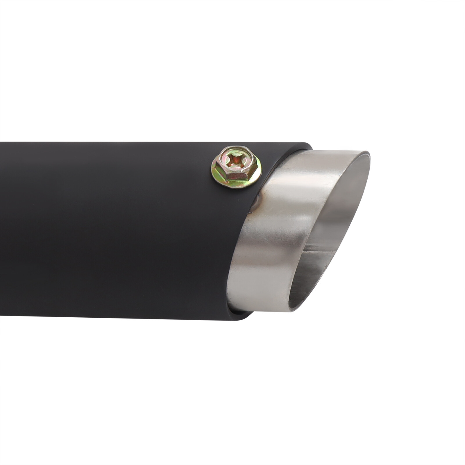 Shortshots Staggered Exhaust Pipe Kit Black For Honda Shadow 750 VT 750 VT400