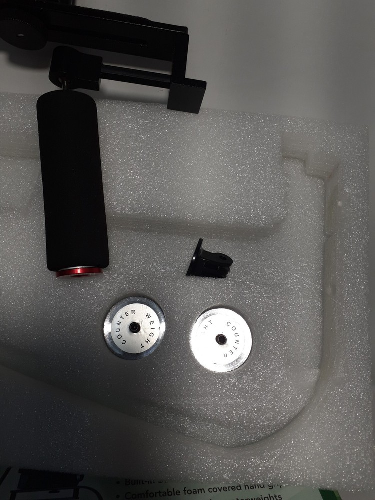 Yaetek Steady Video Action Camera Stabilizer System, Weights, For Camcorders