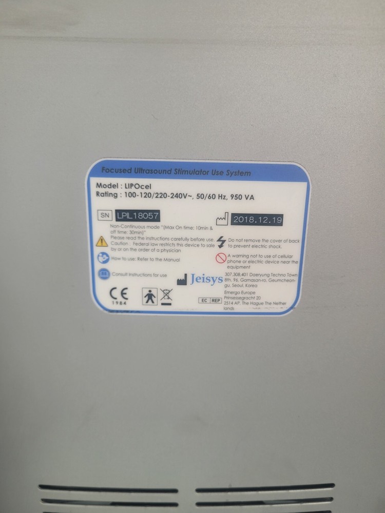 2018 Jeisys Lipocel